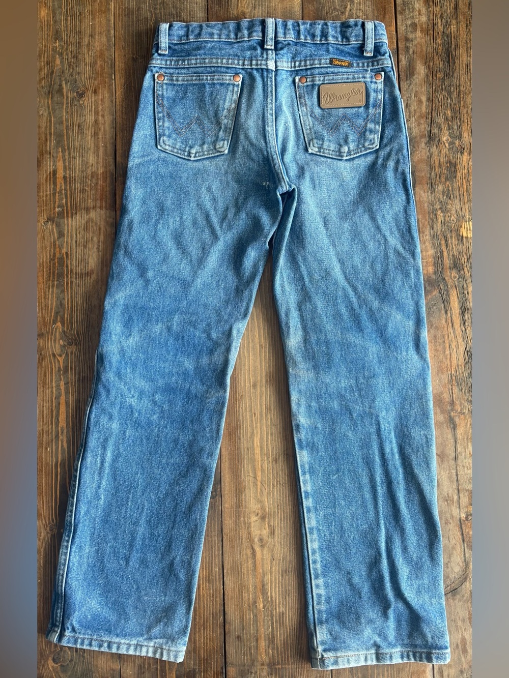 Boys Wrangler Light Blue Straight Jeans